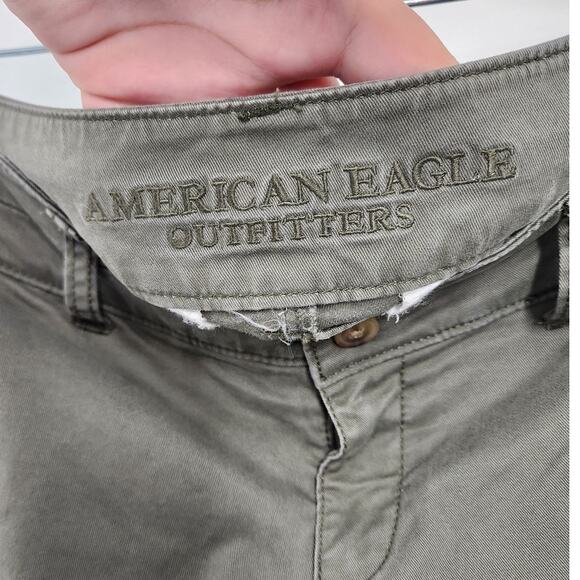 American Eagle Green Skinny Fit Jeans Womens Size 2 - Picture 3 of 5
